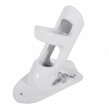 Mistaha Flag Pole Holder Two Positions Flag Pole Mounting Bracket 1 Inch Inner Diameter Aluminum Alloy Flag Holder with Hardware