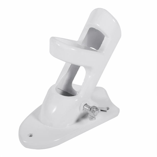 Mistaha Flag Pole Holder Two Positions Flag Pole Mounting Bracket 1 Inch Inner Diameter Aluminum Alloy Flag Holder with Hardware