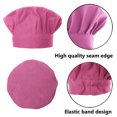 thumbnail image 3 of TOPTIE Kids Apron and Chef Hat Set, Adjustable Cotton Child Cooking Kitchen Apron, S-XXL-Hot Pink-XL, 3 of 8
