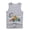 K-B-Grey, variant on 2025 Children's Summer Boys ThinPack Sleeveless Outdoor Wear New Print Spring and Autumn Boys Thermal Underwear Tops Basic Wear Shirt