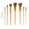 thumbnail image 3 of Kits Ensembles 10 Pcs Brosse Cosmétique Mini Outils Fard à Paupières Brosse à Sourcils Maquillage, 3 of 7