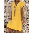 thumbnail image 2 of AMERTEER Robe Décontractée en Coton Style Été pour Femmes, 2 of 7