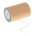 thumbnail image 3 of simhoa Beige Waxed Polyester Thread 0.8mm Flat Hand Sewing Stitching Cord 90 Meters, 3 of 7
