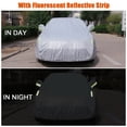 thumbnail image 4 of Housse de Voiture Complète pour Berline avec Bande Réfléchissante Protection Solaire Anti-Poussière Résistant aux Rayures Universel L, 4 of 7