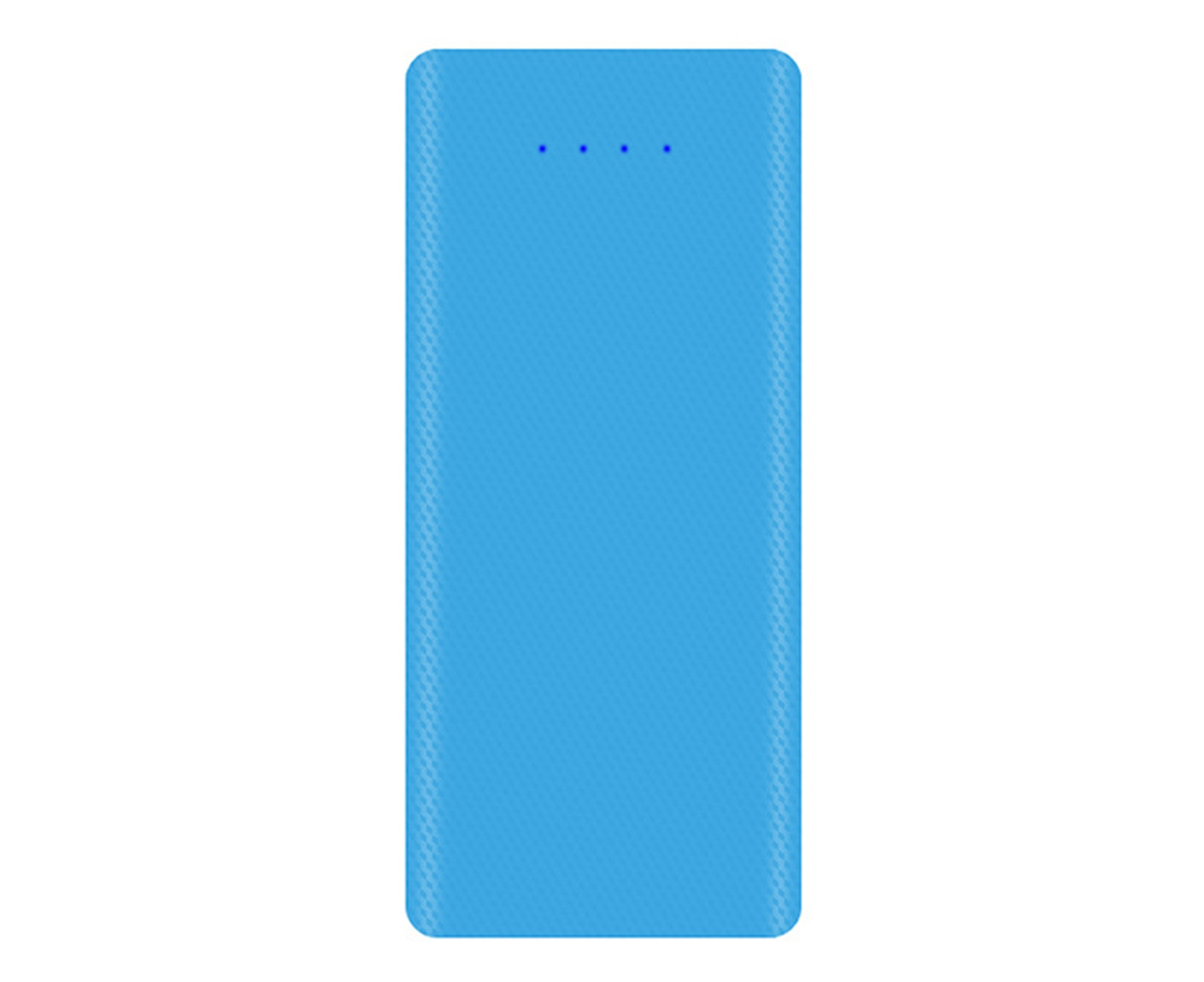 W8 Weld-free Portable DIY Power Bank Case 18650 Battery Shell Charger Box with Indicator Light for Outdoors-Blue