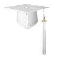 thumbnail image 1 of MIASHUI Kids Kindergarten Graduation Caps with Tassel Preschool Uniform Accessories,White,S, 1 of 4