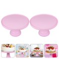 thumbnail image 3 of AMERTEER 2pcs Birthday Wedding Party Cake Display Plate Party Cupcake Storage Stand, 3 of 6