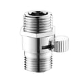 thumbnail image 1 of veasfak Shower Head Water Flow Control Valve for Toilet Spray Accessories Shut Off Valve double external, 1 of 9