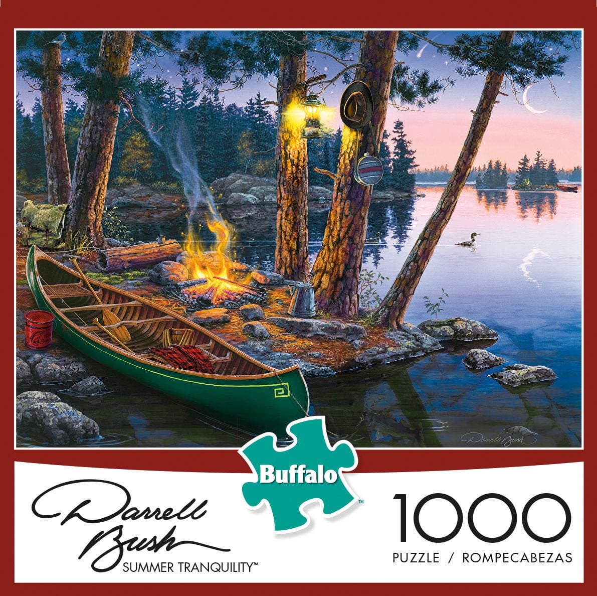 Buffalo Games Darrell Bush Summer Tranquility 1000 Piece Jigsaw Puzzle