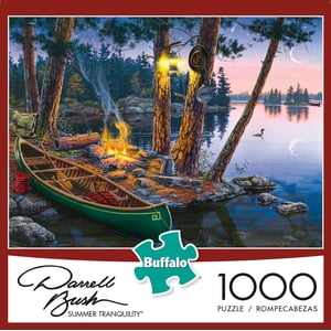 Buffalo Games Darrell Bush Tranquillité estivale 1000 Puzzle de puzzle en pièces
