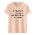 thumbnail image 4 of T-shirts Sarcastiques pour Femmes - Phrases Drôles Graphiques, Polyester Spandex, Manches Courtes, Col Rond, Parfait pour Offrir en Cadeau, 4 of 4