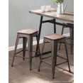 thumbnail image 4 of Tabouret de comptoir industriel Oregon, de LumiSource, 4 of 8