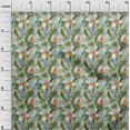 thumbnail image 3 of oneOone Rayon Forest Green Fabric Tropical Leaf Sewing Craft Projects Fabric Prints By Yard 56 Inch Wide, 3 of 5