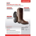 thumbnail image 4 of Dunlop 8408603 Bottes DURAPRO XCP avec Embout d'Acier de Sécurité, 4 of 7