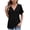 Black, variant on TNDBKQWR Womens Shirts on Sale Workout Tshirts Shirts for Women Womens V Neck Tshirts Sexy Casual Tops for Women, White, L