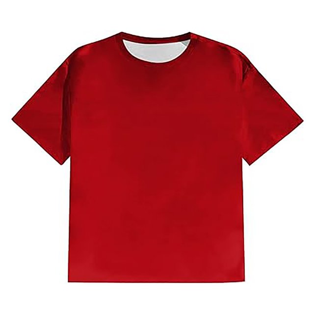 LUOGENLI T-shirts pour Homme pour Hommes T-Shirt pour Hommes Grande Taille Confortable Doux T-Shirt pour Hommes Grande Taille Haut à Manches Courtes T-shirts pour Hommes T-shirts Graphiques la Saint-Patrick Rouge XXXXXXL
