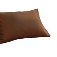 thumbnail image 4 of veasfak Color Rectangle Cushion Pillowcase Single Pillow Cover, 48x74cm/20x30inch, 12 Coffee, 4 of 8