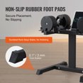 thumbnail image 4 of VEVOR Adjustable Dumbbell Stand, Home Fitness Rack and Stand with Media Rack, Safe and Convenient Dumbbell Weight Holder, Compact Dumbbell Storage Rack Perfect for Home Gym Strength Training, 4 of 9