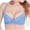 Blue, variant on Womens Underwire Bralettes Push Up Demi B Cup Sexy Bras Lace Seamless Comfortable Supportive Lifting Bras Hot Pink, 34/75B
