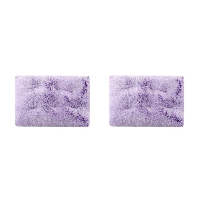 Maytalsory Soft And Comfortable Dog Bed Pets Sweet Dreams Easy To Clean Dog Cage Bed Gradient Purple S 2Set