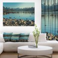 thumbnail image 1 of Eaux Bleues dans un Panorama de Plage Rocheuse - Impression sur Toile de Paysage, 1 of 3