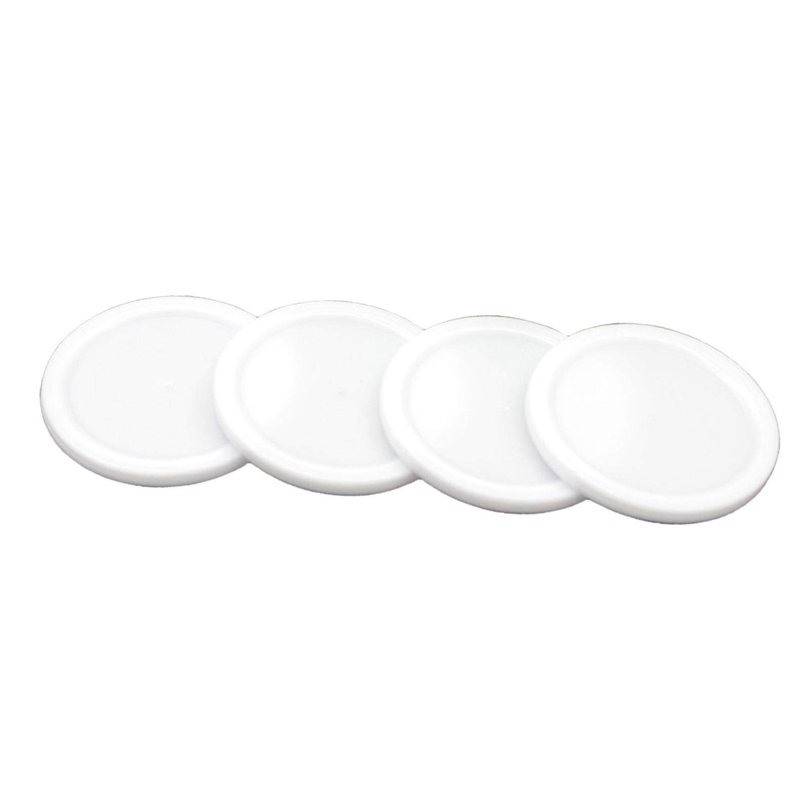 justharion 2PCS Plastic Air Hockey Pushers and 4PCS Pucks Replacement for Game Tables