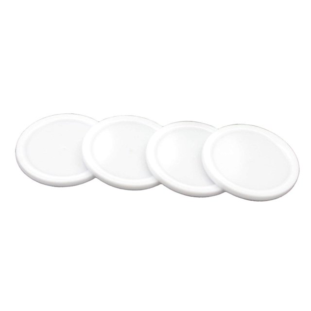 justharion 2PCS Plastic Air Hockey Pushers and 4PCS Pucks Replacement for Game Tables