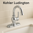 thumbnail image 1 of Kohler Ludington Single-handle Bathroom Faucet, Chrome, 1 of 6