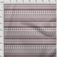 thumbnail image 3 of oneOone Polyester Lycra Maroon Fabric Geometric Tribal Craft Projects Decor Fabric Printed By The Yard 56 Inch Wide, 3 of 4