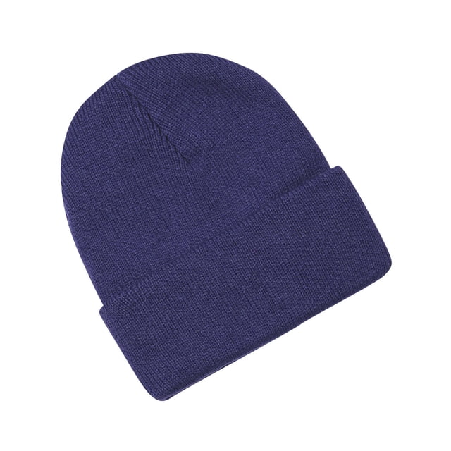Pisexur Baby Hats Solid Color Ribbed Knit Beanie Hats Fashion Fall Winter Warm Soft Skull Caps for Age 0-3 Years