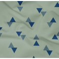 thumbnail image 4 of oneOone Organic Cotton Poplin Twill Fabric Triangle Geometric Print Fabric by The Yard 42 Inch Wide, 4 of 4