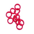 thumbnail image 1 of fastboy Bande de Cheveux 20 Pièces Haute Élasticité Extensible Coloré Style Preppy Haute Densité Cheveux Sans Accroc Corde Scrunchie Accessoires Fluorescent Rose Rouge, 1 of 6