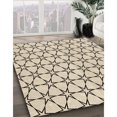 thumbnail image 3 of Ahgly Company Machine Washable Indoor Square Transitional Brown Area Rugs, 5' Square, 3 of 7