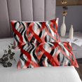 thumbnail image 3 of Erosebridal Abstract Stripe Coverlet Set King,Modern Lines Bedding Set,Contemporary Art Decor,Breathable,3 Pieces, 3 of 5