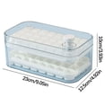 thumbnail image 2 of Ice Cube Tray with Lid and Bin, Double-layer 64 Pcs Ice Cube Mold Easy Release, Ice Cube Maker Mold for Freezer with Ice Shovel, 2 of 3
