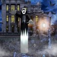 thumbnail image 4 of Costway 12 FT Inflatable Halloween Skeleton Giant Blow up Halloween Skull w/ LED Lights, 4 of 10