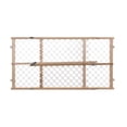 thumbnail image 3 of North States Pressure Mounted Hardwood Frame Diamond Mesh Baby or Pet Gate, 3 of 3