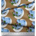 thumbnail image 3 of Soimoi Rayon Fabric Tropical Flower & Heart Print Fabric by Yard 42 Inch Wide, 3 of 3