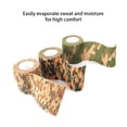 thumbnail image 4 of Rubans Enveloppants Chasse en Plein Air Furtifs Ruban Adhésif Réutilisable Rouleau de Colle Invisible Anti-Ampoules Imperméables Enveloppements Bandage Protecteur Sport Jungle camouflage, 4 of 6