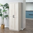 thumbnail image 2 of HOMCOM Kitchen Pantry Cabinet with Adjustable Shelves for Dining Room, 2 of 9