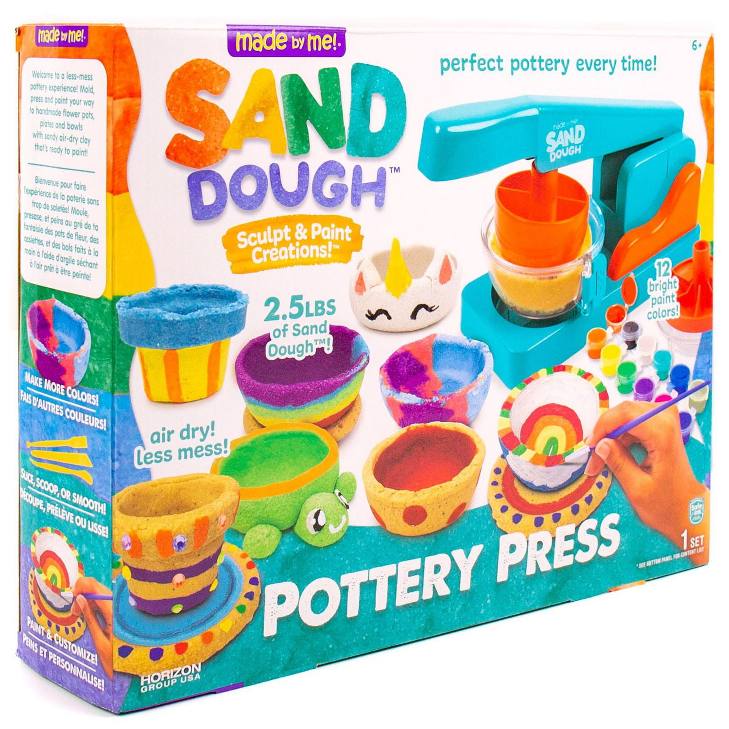 Made By Me! Sand Dough Sculpt & Paint Creations! Pottery Press