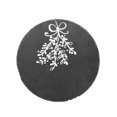 thumbnail image 1 of Jay Imports Joyeux et Lumineux Mistletoe Couette Ronde Ardoise, 1 of 1