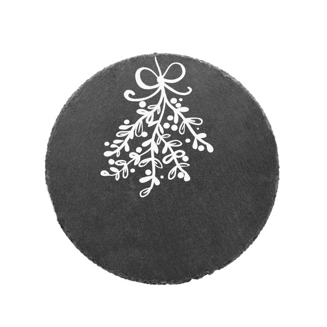 Jay Imports Joyeux et Lumineux Mistletoe Couette Ronde Ardoise