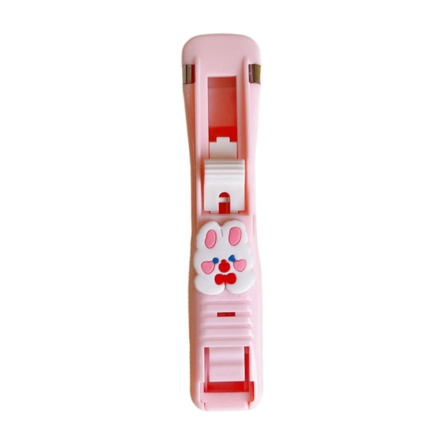1 Set Fixation Clip Punch Gratuit Grande Capacité Métal Portable Rapide Palourde Clip Distributeur Recharge Clips Fournitures à Domicile