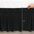 thumbnail image 3 of Unique Bargains Polyester Bed Skirt Elastic Wrap Around Dust Ruffle 15' Drop, 3 of 10