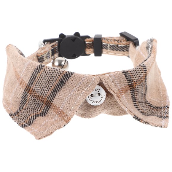 Cat Collar Cute Kitten Collar Plaid Cat Collar Adjustable Pet Collar for Holiday