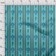 thumbnail image 2 of oneOone Viscose Chiffon Fabric Swirl & Paisley Ikat Printed Fabric 1 Yard 42 Inch Wide, 2 of 4