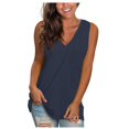 thumbnail image 4 of Birdeem T-Shirt Sans Manches Col en V Ample Mode pour Femmes, 4 of 9