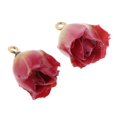 thumbnail image 3 of 2 Pcs Breloques en Résine Fleurs Réelles pour Apprêts de Bijoux Artisanat pour Femmes Fleur, 3 of 8