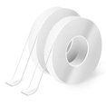 thumbnail image 1 of YOPTOP Ruban Double Face Ruban de Montage Robuste, Ruban Adhésif en Mousse Amovible Polyvalent, Ruban Transparent Réutilisable pour Articles de Pâte, Ménage, 2 Pcs, 1 of 5